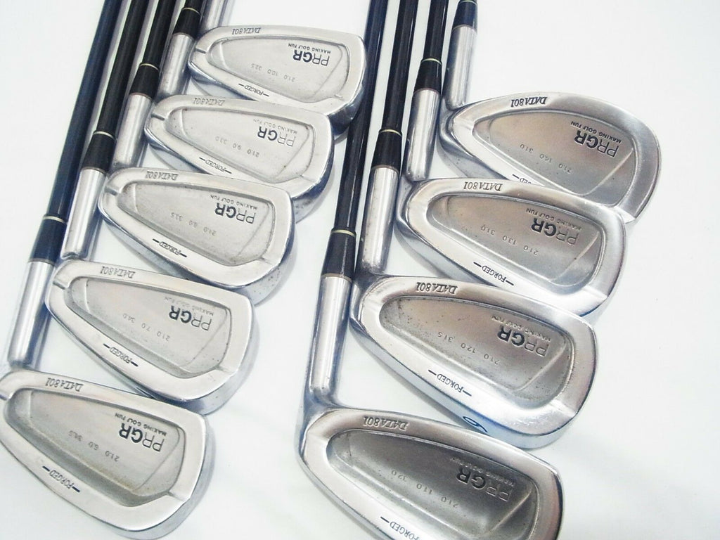 MIURA GOLF CLUBS DESIGN PRGR DATA 801 FORGED 9PC SR-FLEX IRONS SET