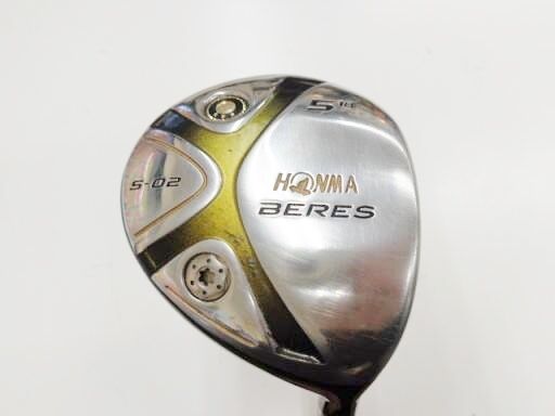 GOLF CLUBS FAIRWAY WOOD HONMA BERES S-02 3-STAR #5 5W LOFT-18 SR-FLEX BERES