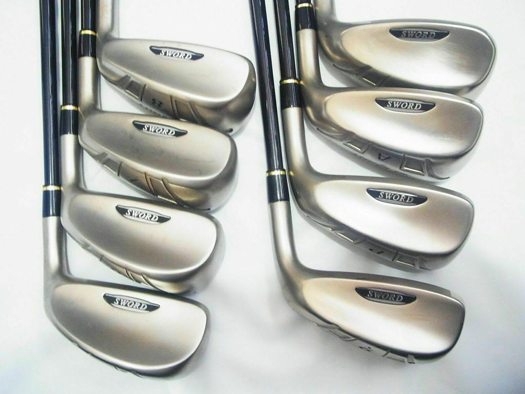 KATANA SL EIGHT FOR SENIOR GOLF IRON SET COPPER GOLD HYBRID 8PC R-FLEX