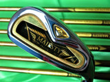 GOLF IRONS SET MARUMAN MAJESTY PRESTIGIO GOLD PREMIUM 7PC R-FLEX GOLF CLUBS