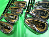 GOLF IRONS SET MARUMAN MAJESTY PRESTIGIO GOLD PREMIUM 7PC R-FLEX GOLF CLUBS