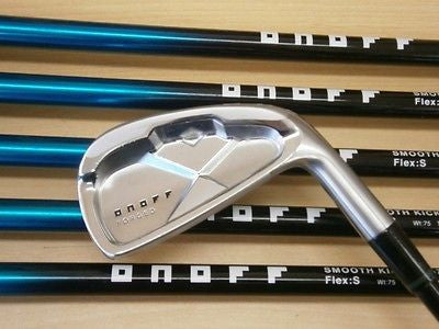 DAIWA globeride ONOFF Forged 2013 6pc  S-Flex  IRONS SET Golf Clubs Excellent