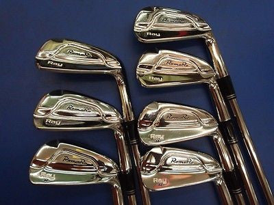 ROMARO Ray M 7pc S-flex CAVITY BACK IRONS SET Golf Clubs Excellent