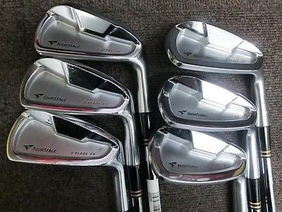 Bridgestone Tour Stage X-BLADE CB Forged 6pc R-flex IRONS SET Golf Clubs