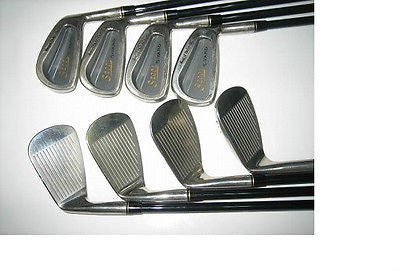 SEIKO S-YARD S2001 8pc R-flex CAVITY BACK IRONS SET Golf Clubs Excellent