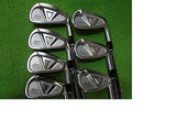 PRGR iD Nabla Black Forged 7pc S-Flex IRONS SET Golf Clubs Excellent