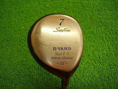 SEIKO S-YARD Type F-1 Senfina Ladies #7 7W Loft-22 L-flex Fairway wood Golf