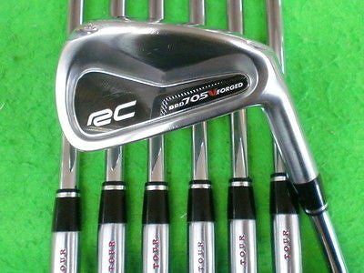 RC ROYAL COLLECTION BBD 705V Forged Tour 7pc S-flex IRONS SET Tour Issue Rare!